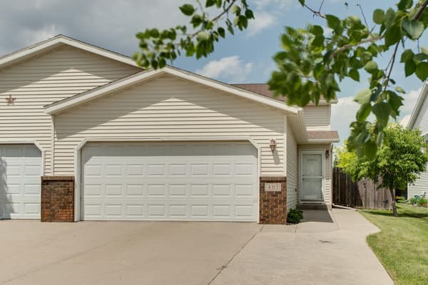 Twin Home for sale at 4313 39 1/2 S Avenue, Fargo, ND $289,900 3 bed 2 bath 1,968 sqft — MLS# 7088482